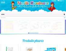 Tablet Screenshot of famillemusulmane.com